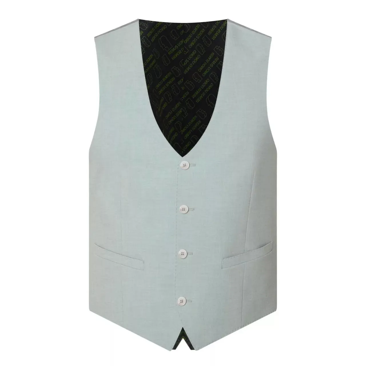 New in REMUS UOMO Massa Single-Breasted Waistcoat €69.95