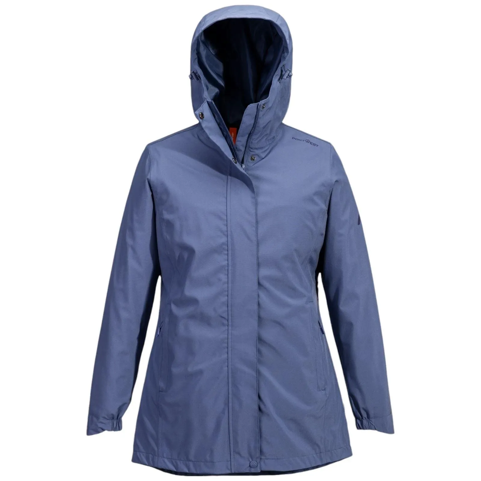 Portwest Newgrange Womens Full-Length Hooded Rain Jacket