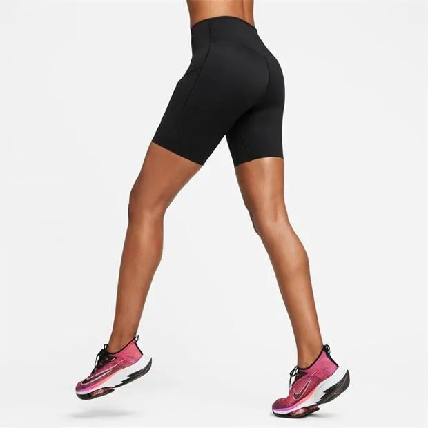 Nike Go Women's Firm-Support Mid-Rise 8 Biker Shorts with Pockets
