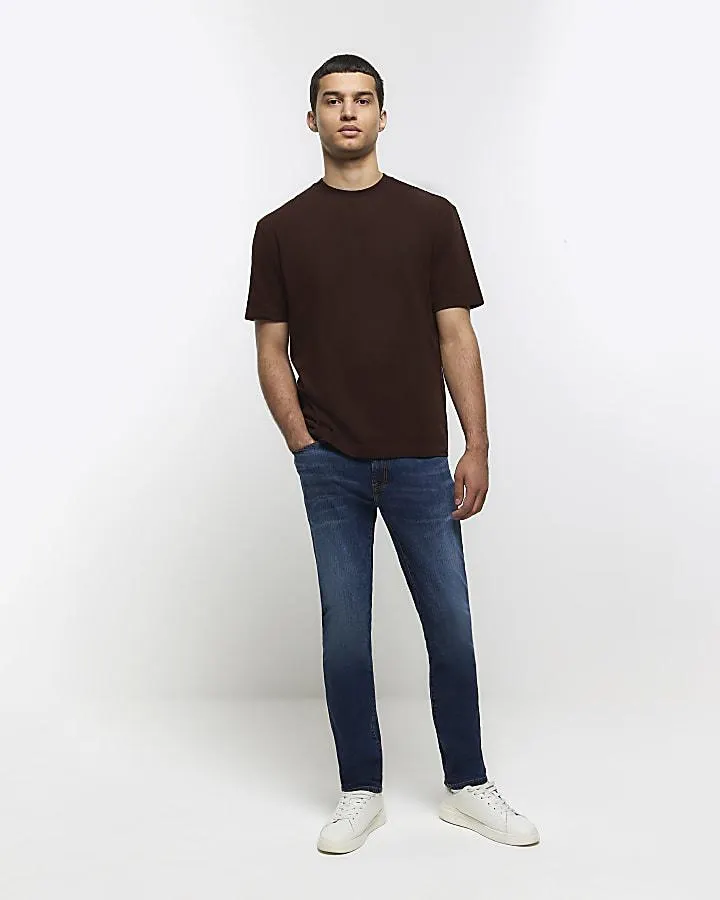 Dark blue skinny fit jeans