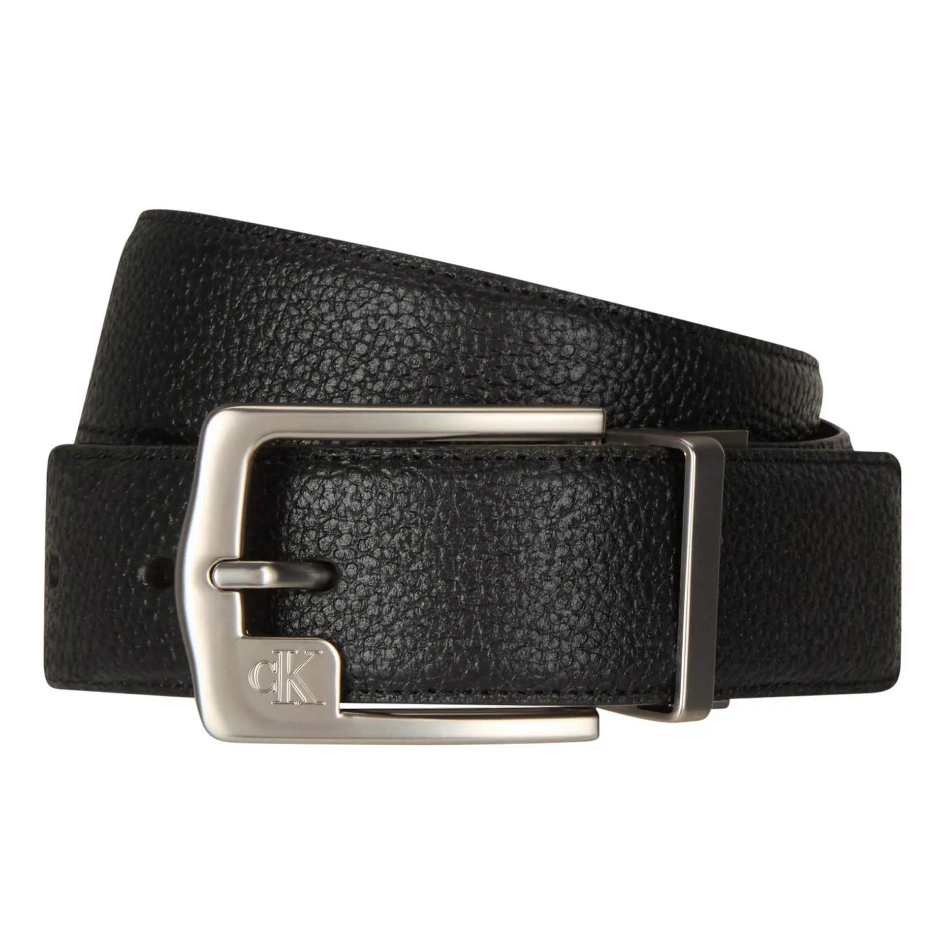 Monogram Grained Leather Belt