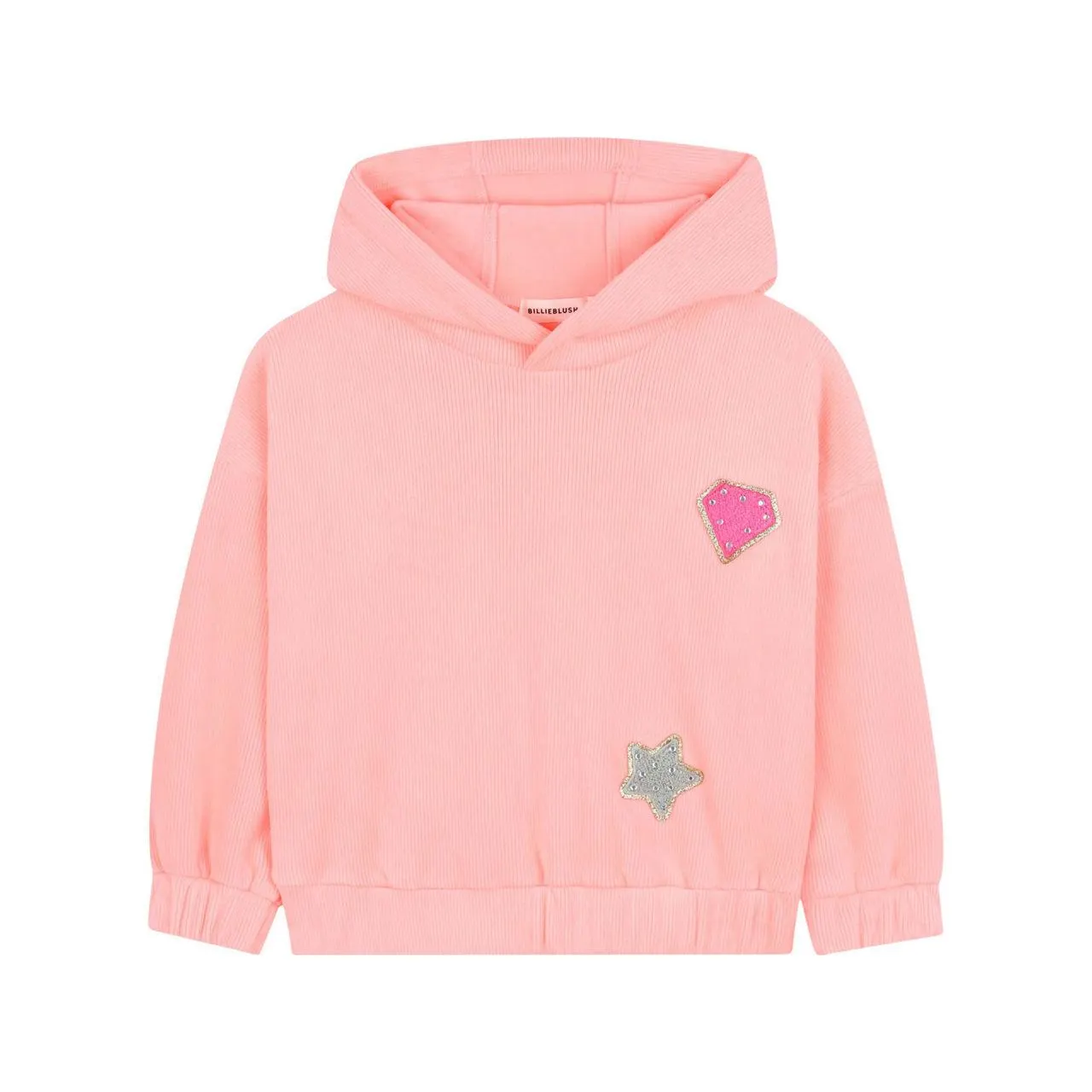 Embroidered Star Corduroy Hoodie