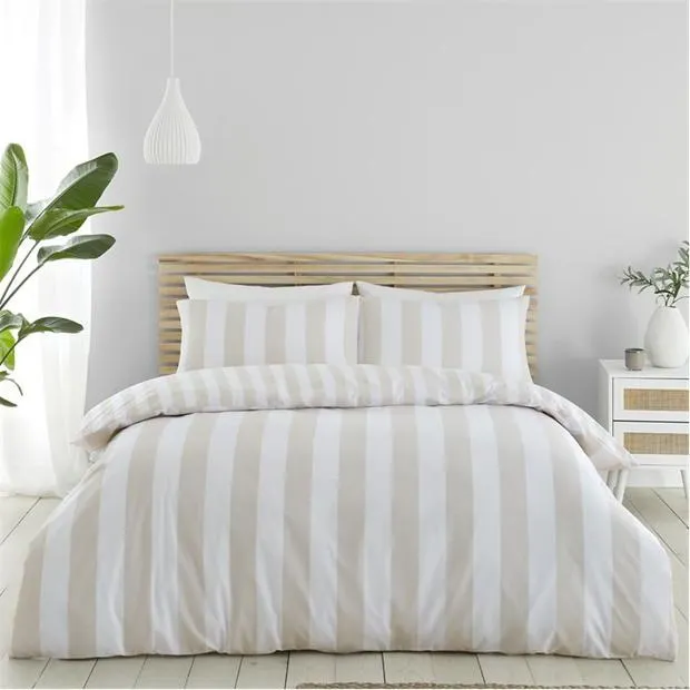 Stripe Reversible Duvet Cover Set