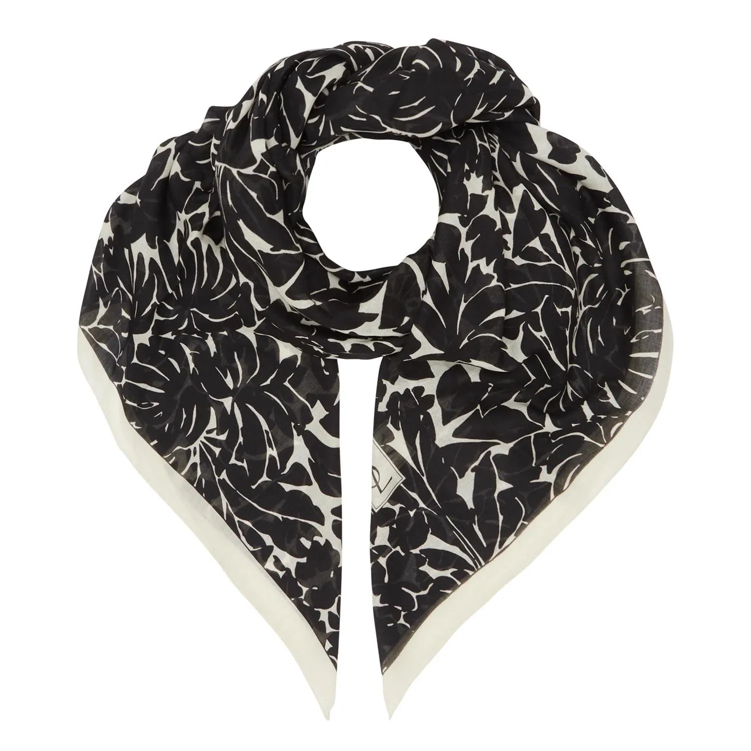 Silk Printed Square Scarf