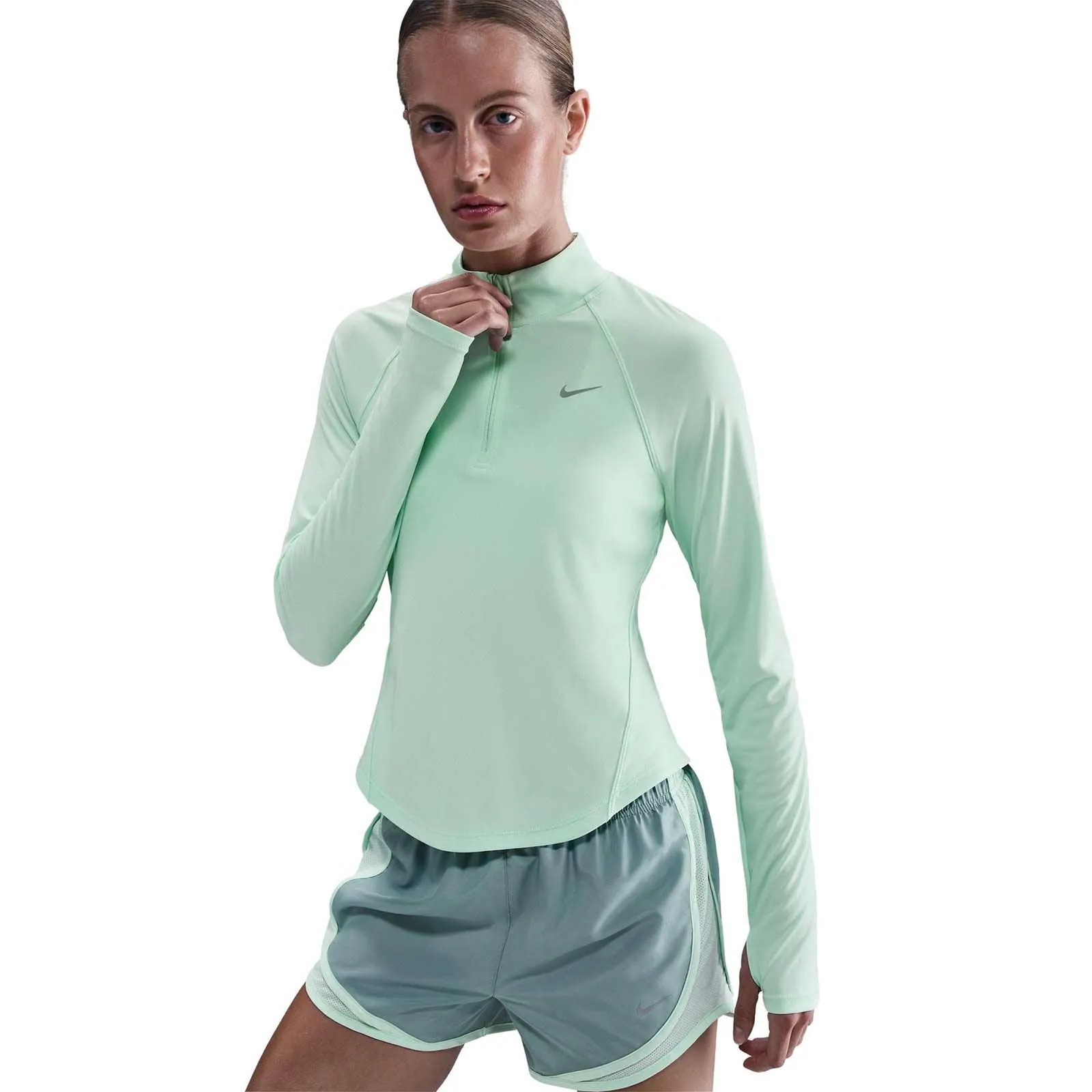 Nike Tempo Swoosh Run Womens Dri-FIT Half-Zip Running Top