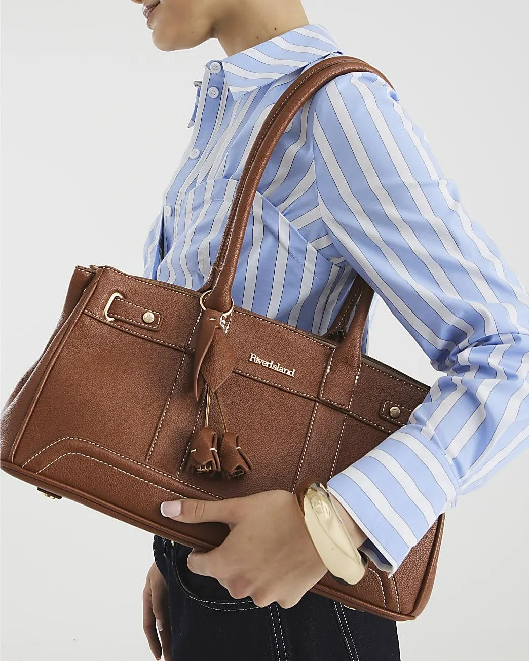 Brown Soft Tote Bag