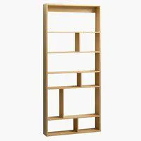 Wall shelf SALTRUP 6 shelves bamboo