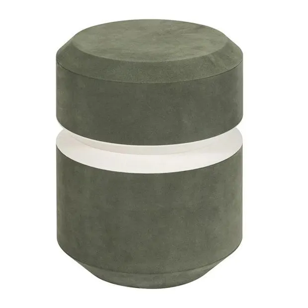 Yoyo Suede Side Table
