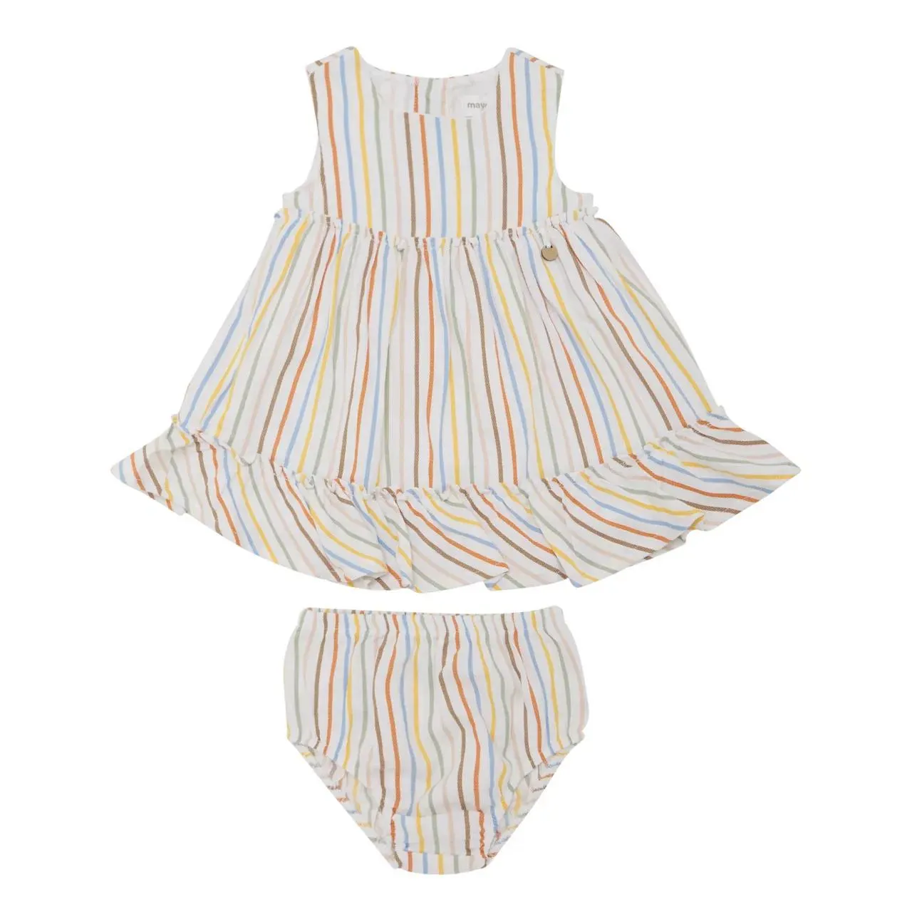 MAYORAL Striped Dress & Bloomers Two-Piece Set €34.00