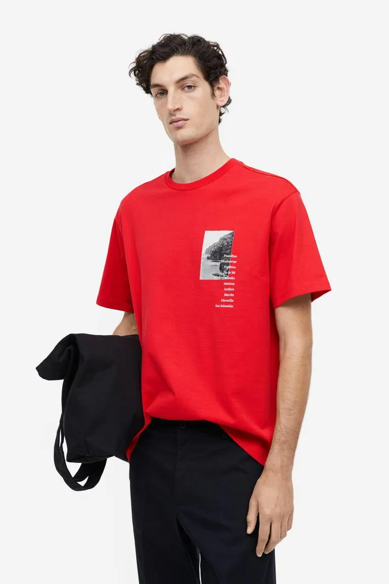 Relaxed Fit Printed T-shirt