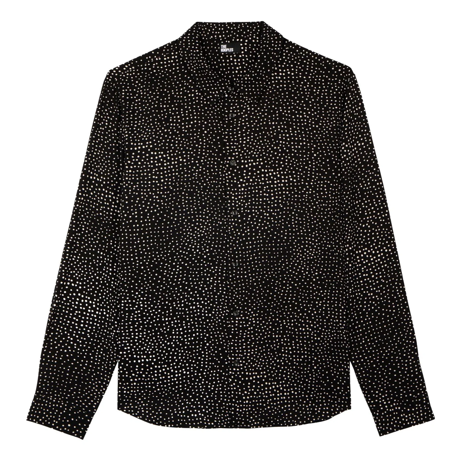 Micro Dot Print Shirt