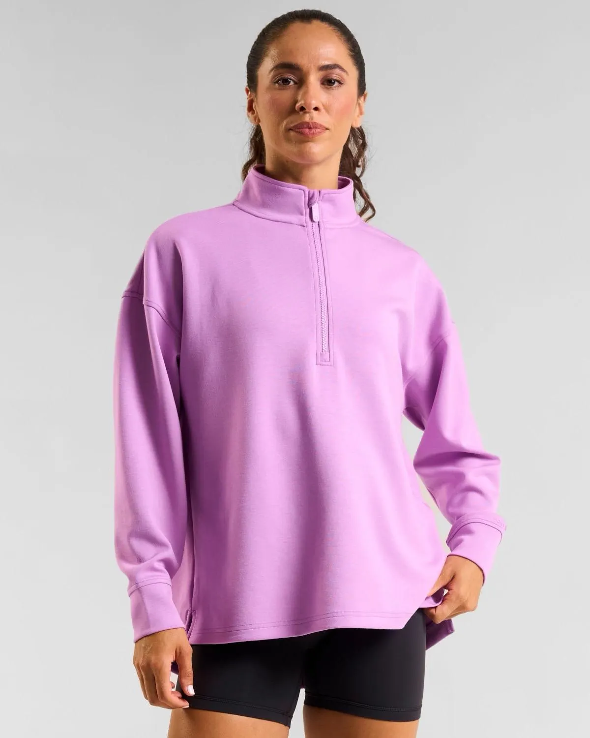 Powercut Ascend Quarter Zip Fleece Violet Crush