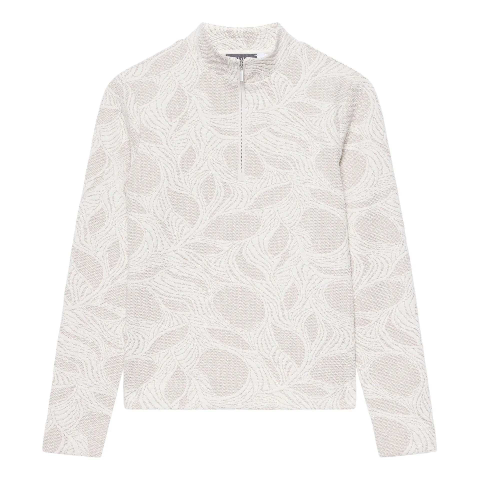 Jacquard Half-Zip Sweatshirt