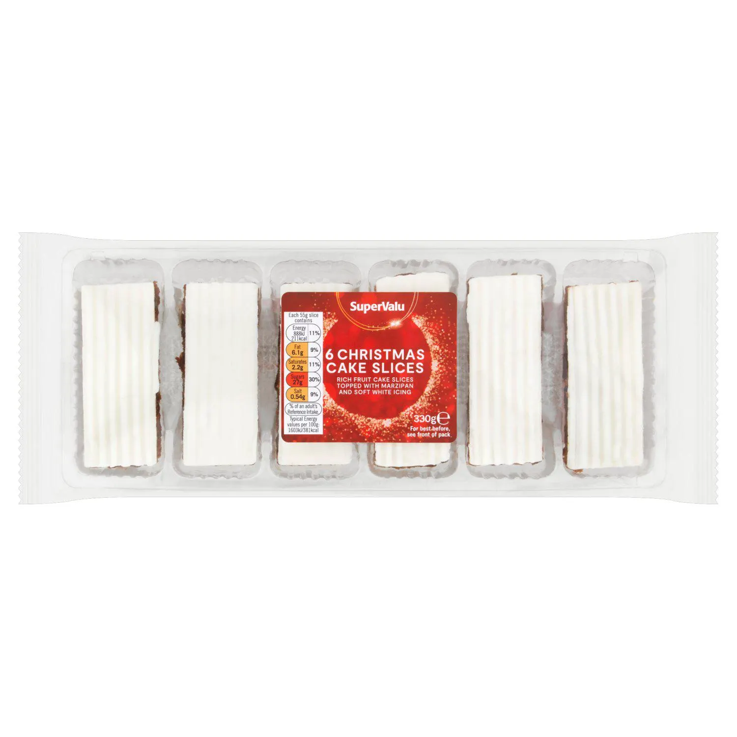 SuperValu Christmas Cake Slices (330 g)