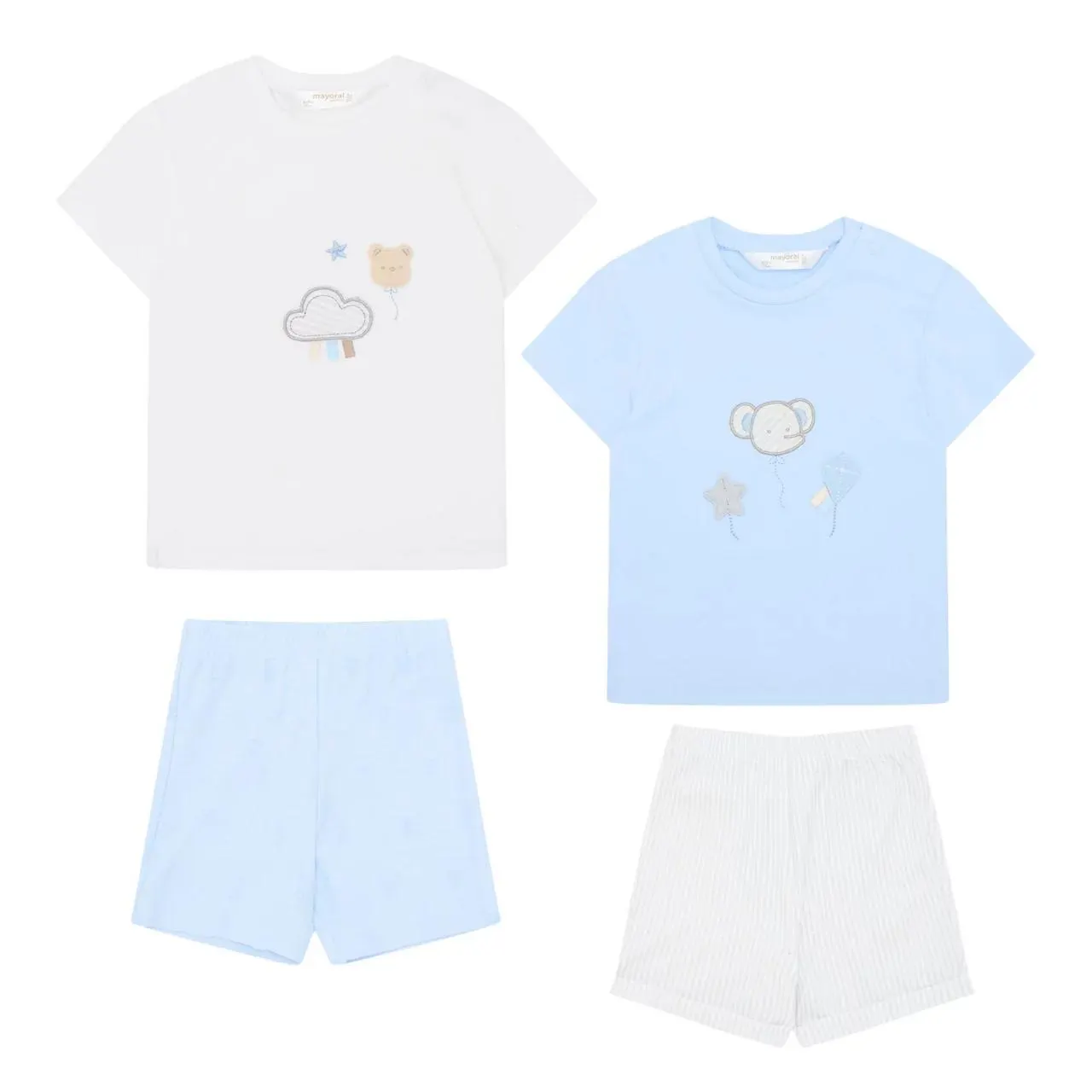 New in MAYORAL Animal T-Shirts & Shorts Four-Piece Set €44.00