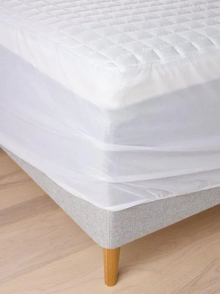 Mattress protector fitted BERGSFJORDEN PT15 DREAMZONE DBL