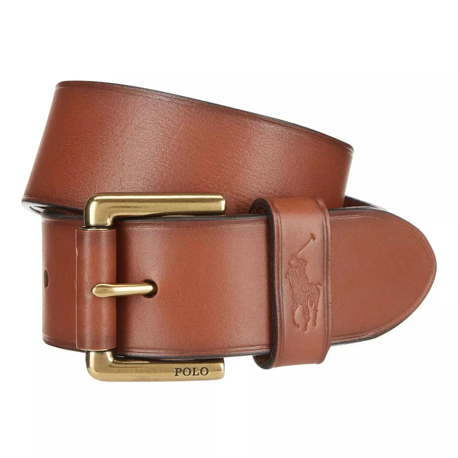 Dress Leather Logo Belt