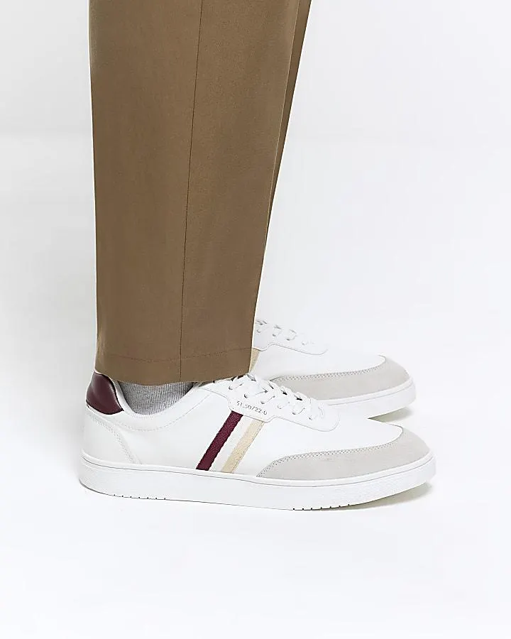 White skater trainers