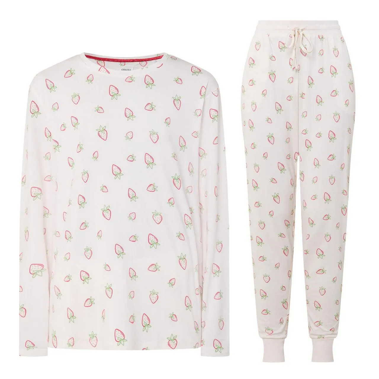 Strawberry Print Pyjama Set