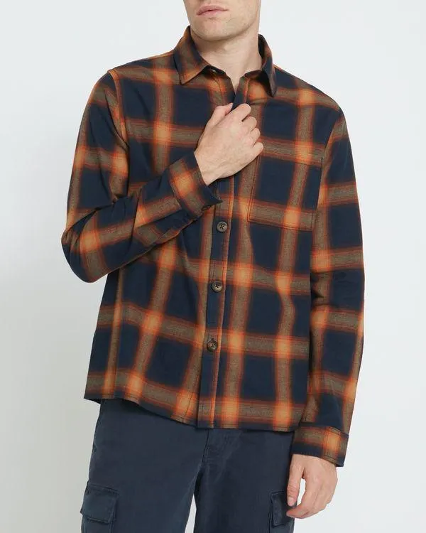 Pure Cotton Check Flannel Shirt