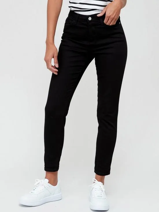 Relaxed Skinny Jeans - Black