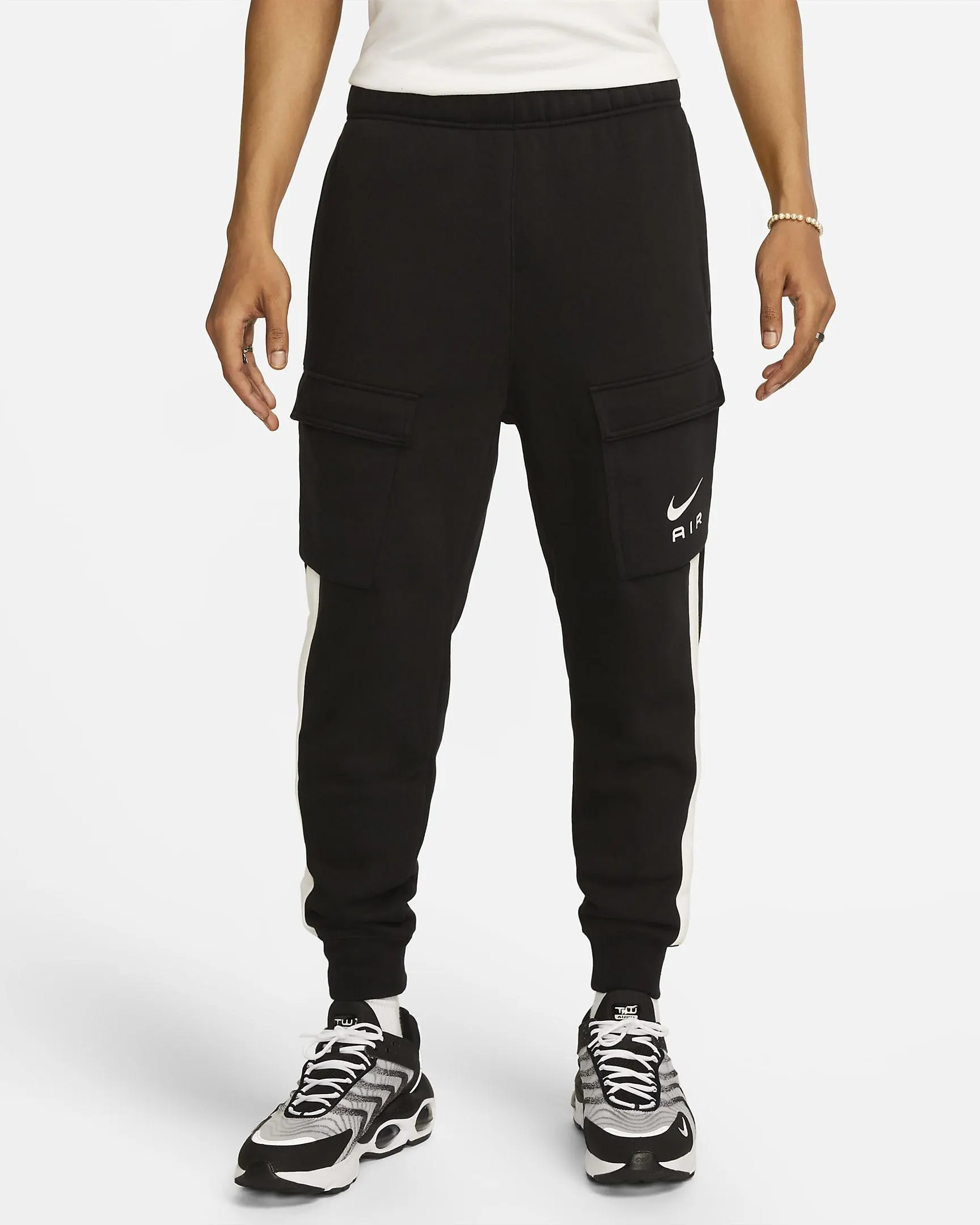 Pantaloni cargo in fleece – Uomo