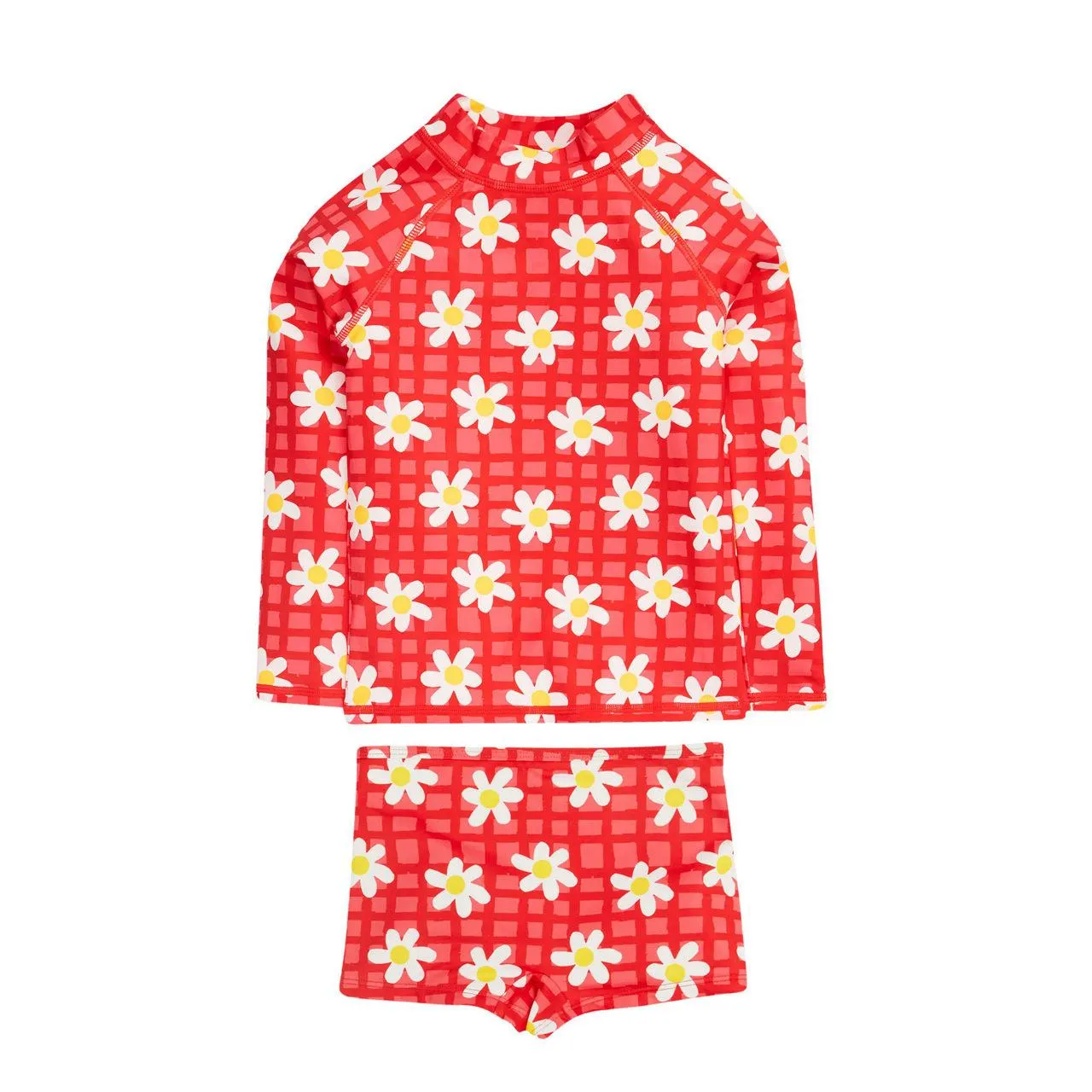Rachel Floral Rash Vest Two-Piece Set