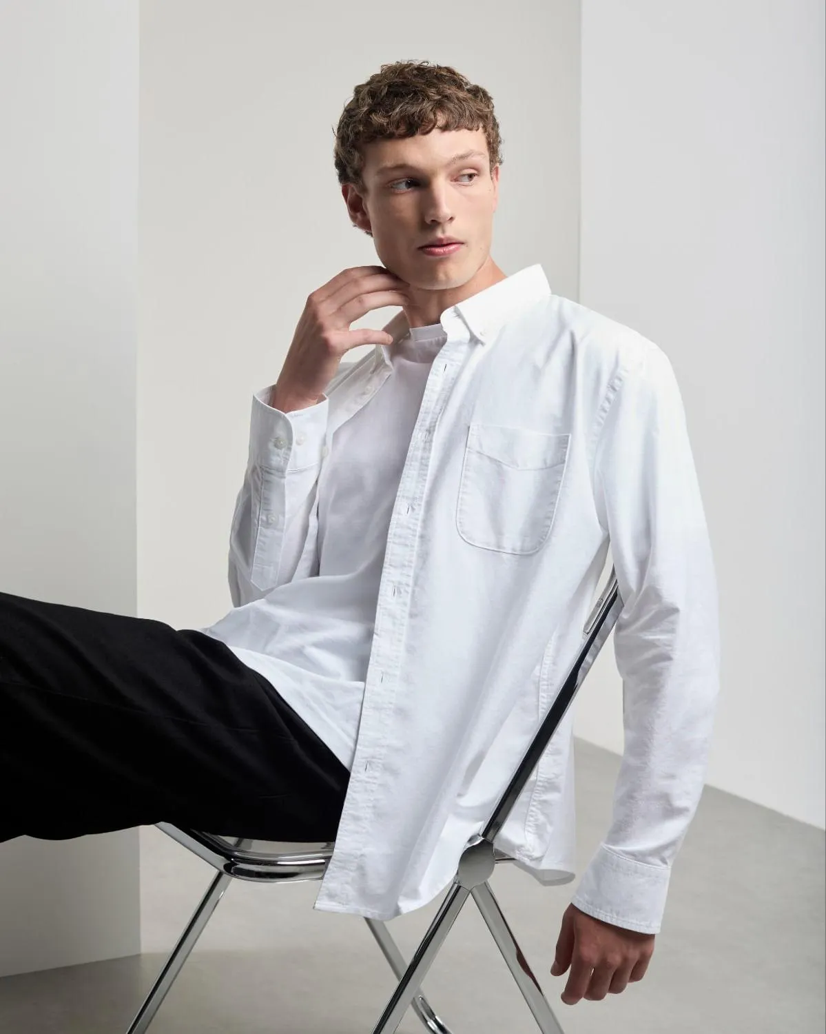 Long Sleeve Oxford Shirt