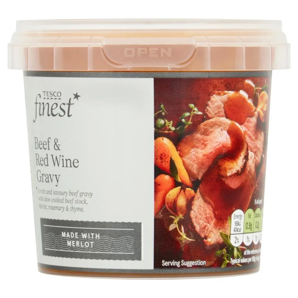 Tesco Finest Beef And Red Wine Gravy 300G