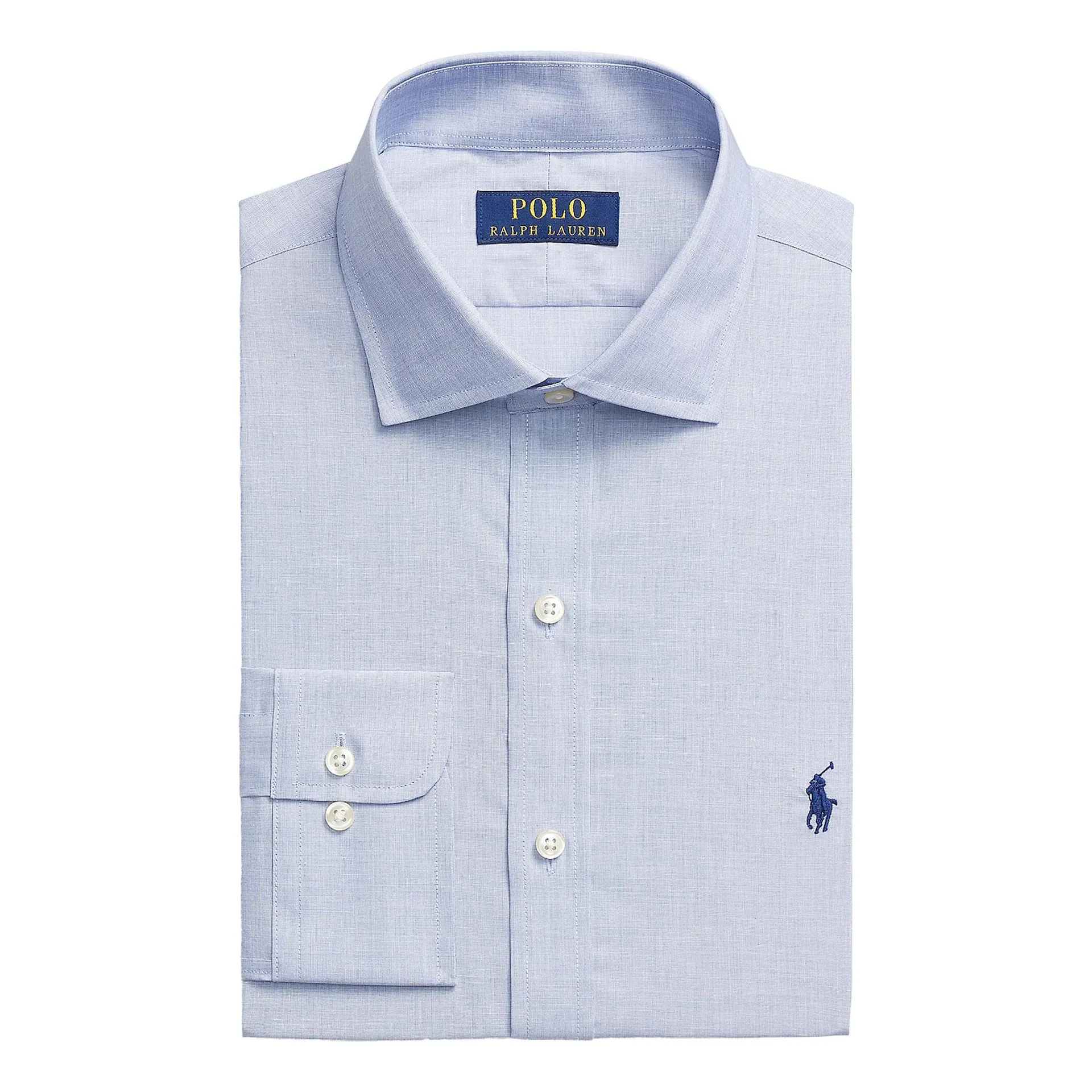 Slim Fit Pony Logo Poplin Shirt