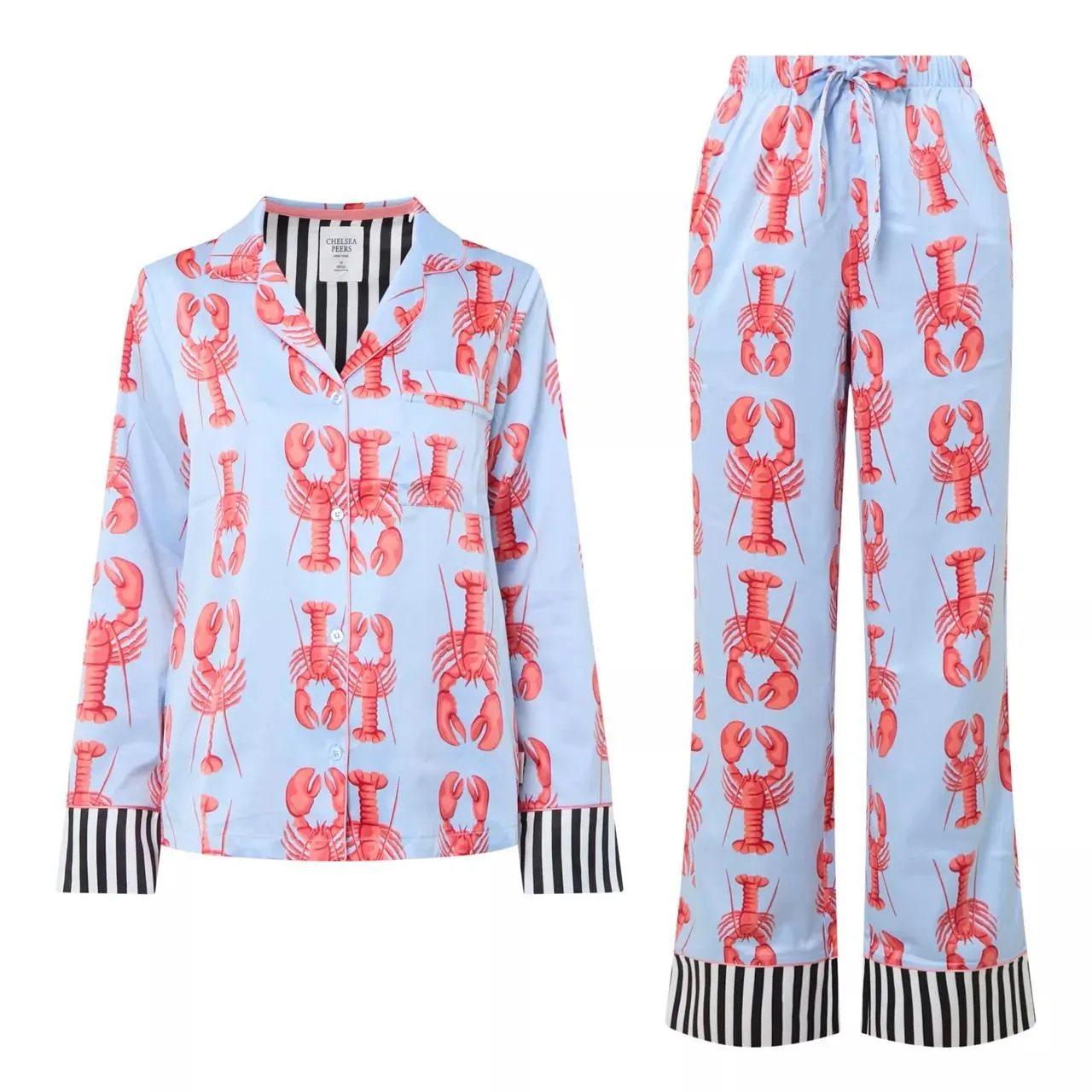 Lobster Stripe Pyjama Set