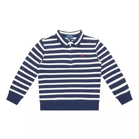 Striped Embroidered Logo Polo Shirt 4-6 Years