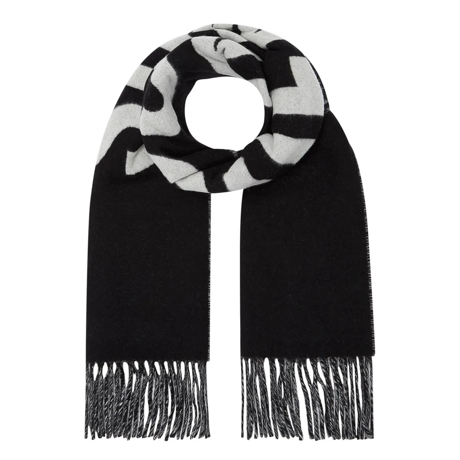 L'echarpe Fringe Logo Scarf