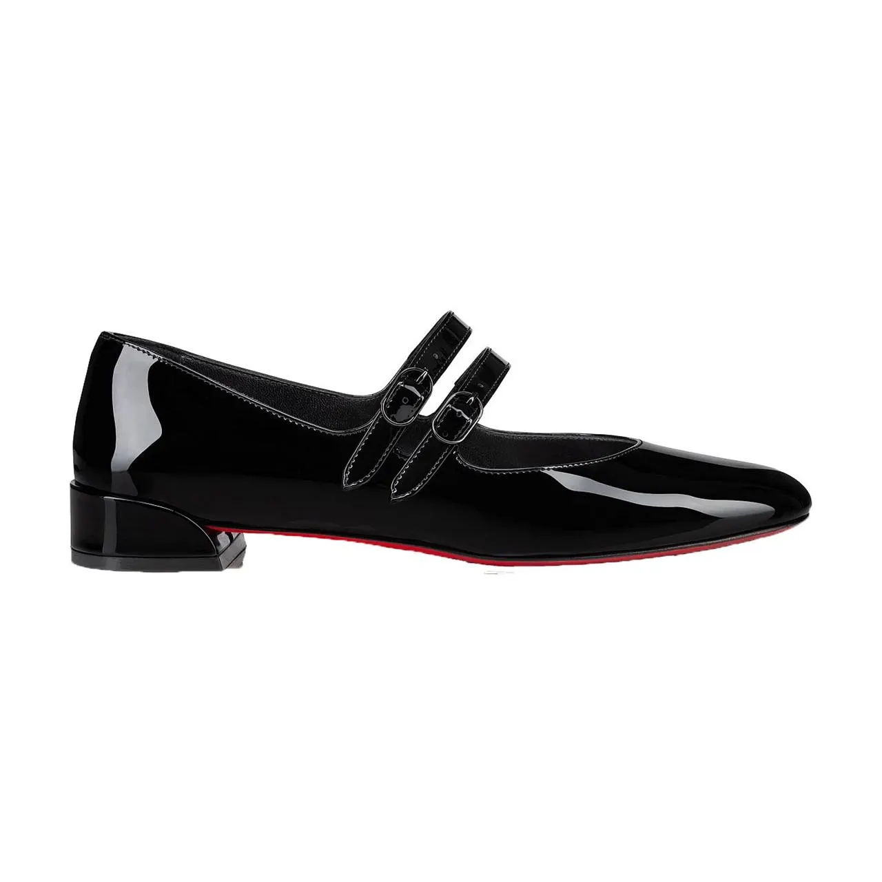 CHRISTIAN LOUBOUTIN Sweet Jane Patent Leather Flats