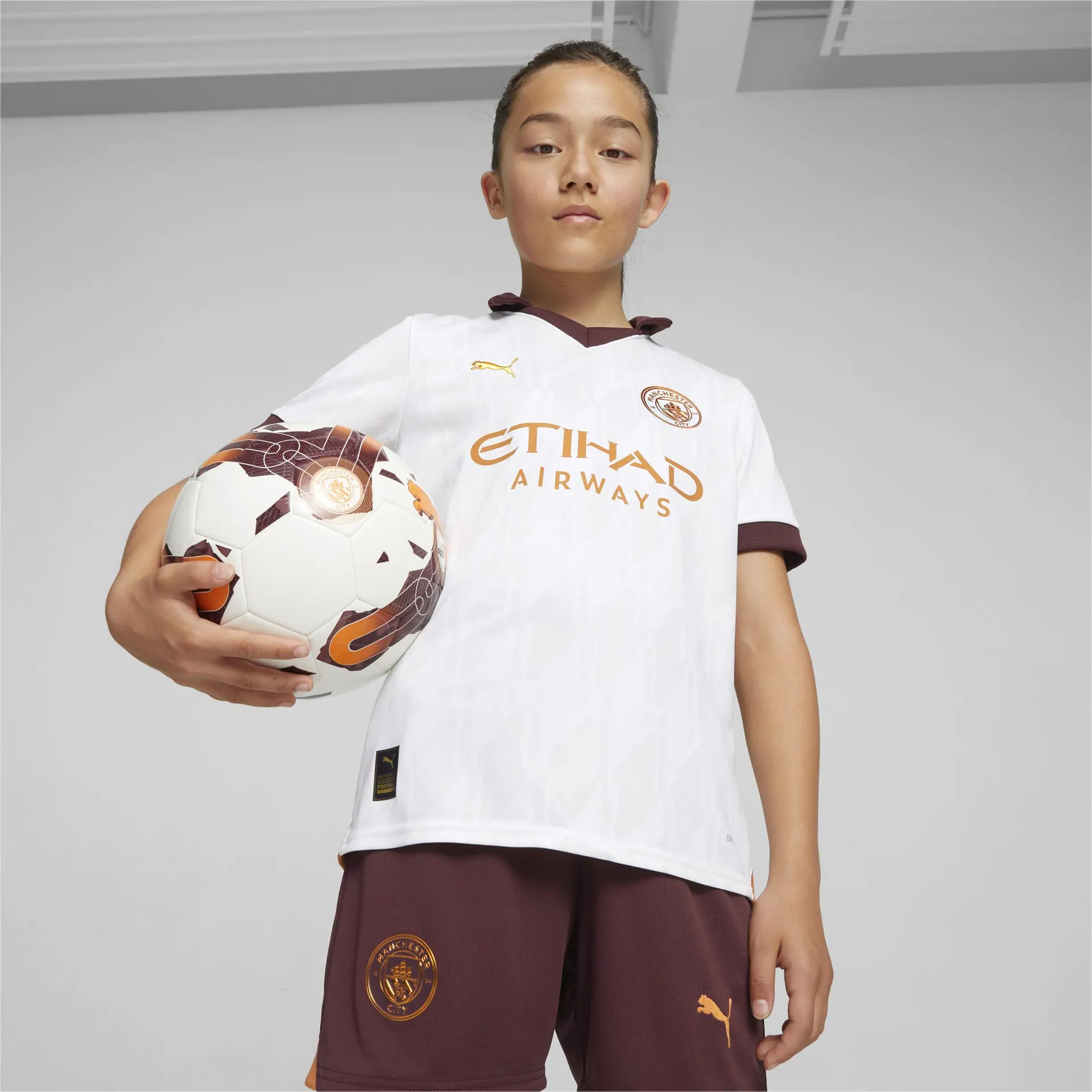 Camiseta juvenil Manchester City visitante 23/24