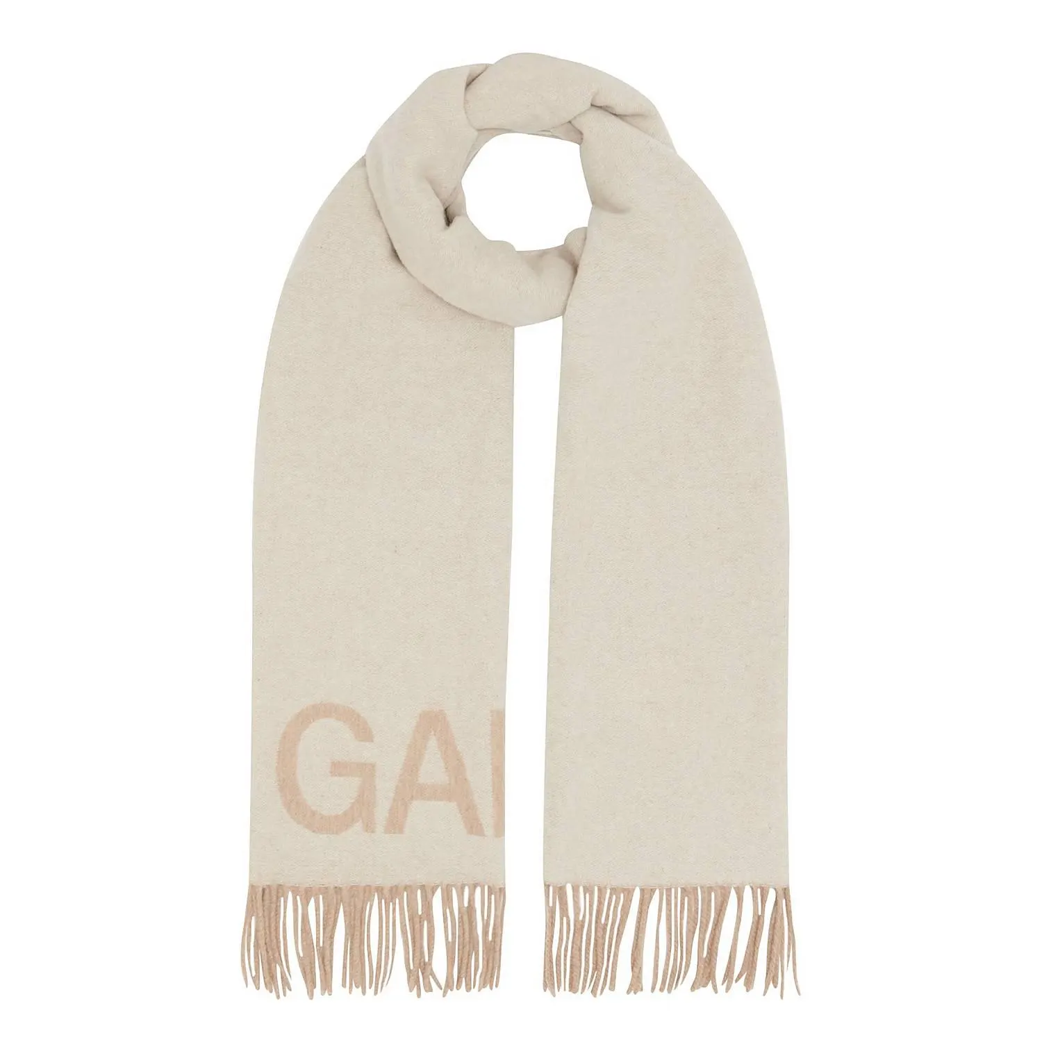 Fringed Logo Scarf