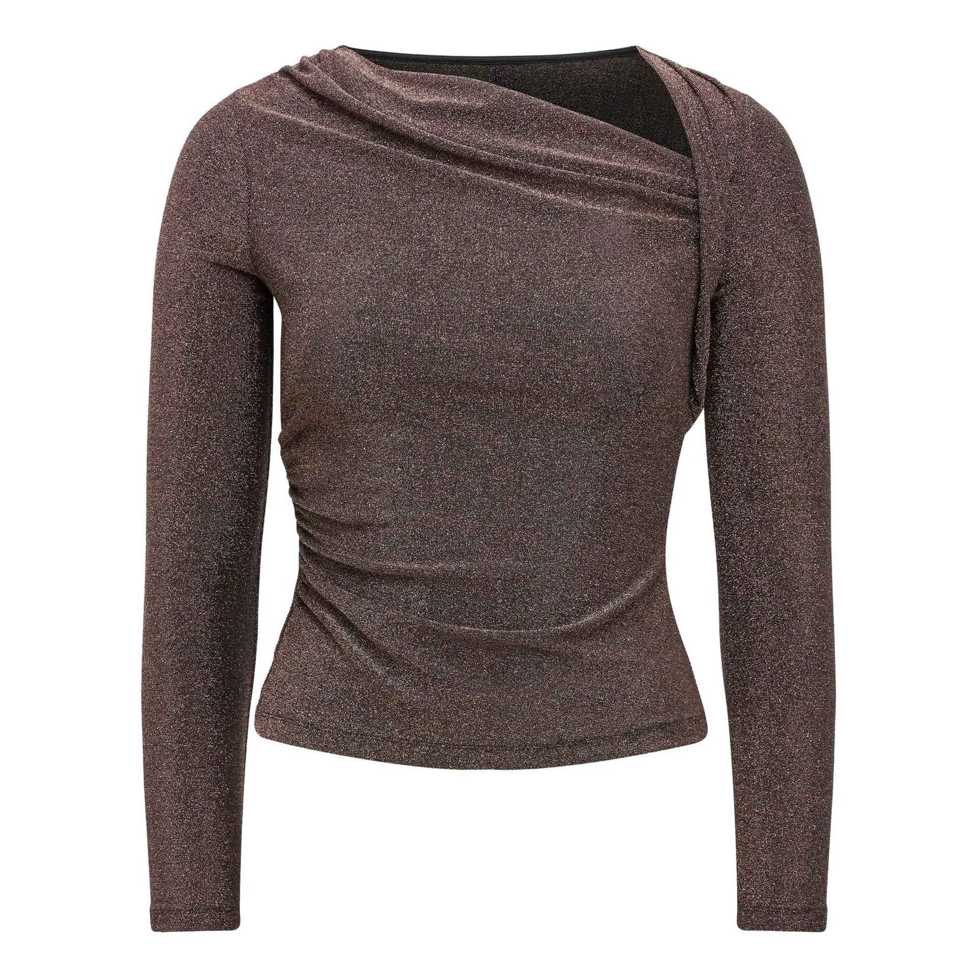 Roma Glitter Asymmetric Top