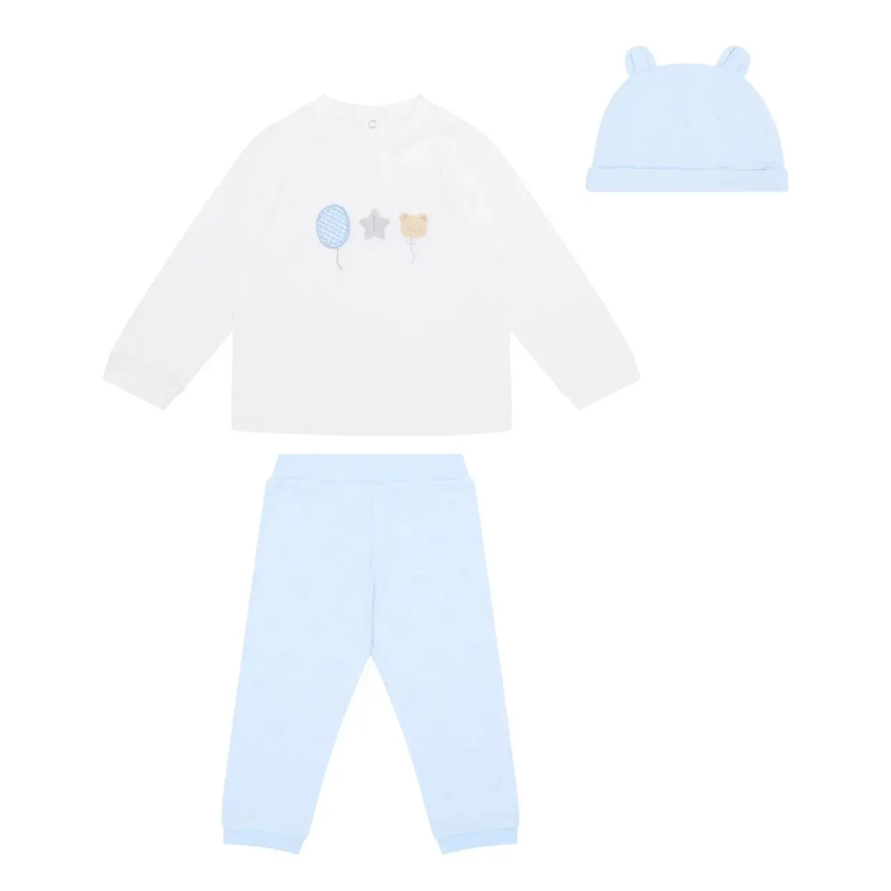 New in MAYORAL Bear T-Shirt, Leggings & Hat Three-Piece Set €34.00