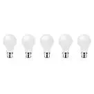 LAP BC A60 LED Light Bulb 806lm 7.3W 5 Pack