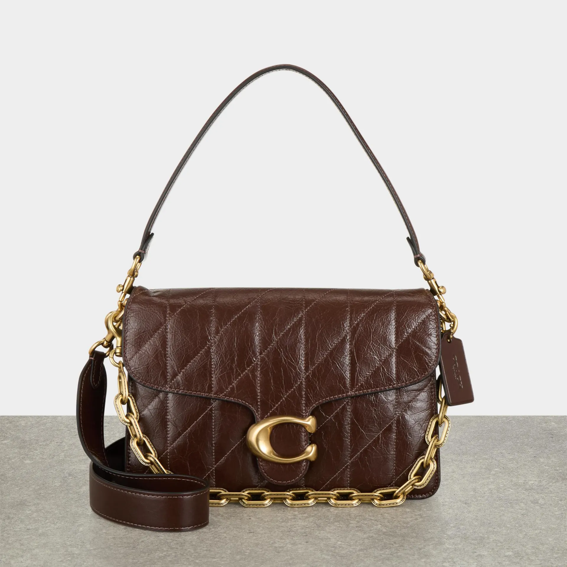 Chain Tabby Quilted Shoulder Bag