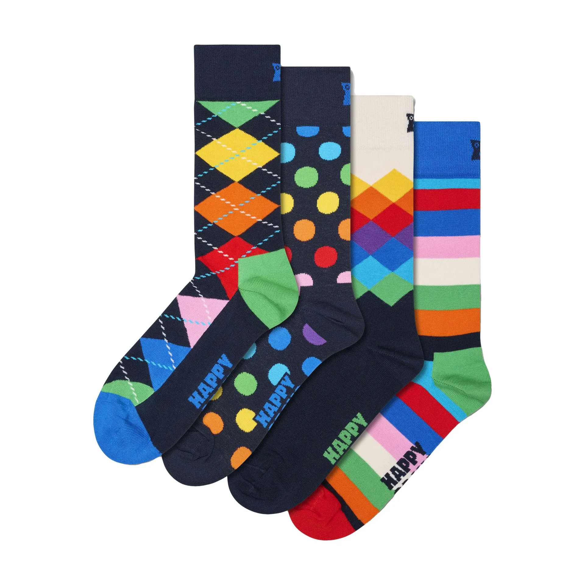 Four-Pack Multicolour Socks Gift Set