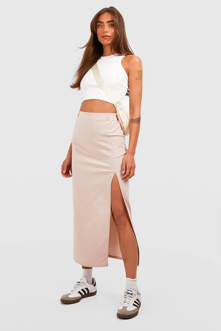 Hight Split Midi Skirt