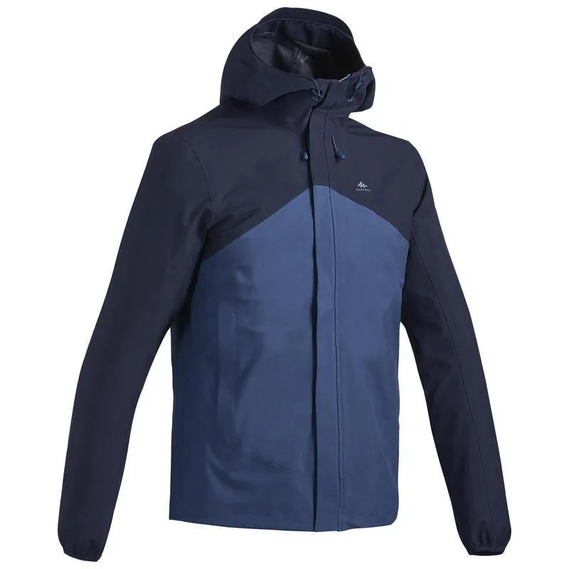 Giacca montagna uomo MH150 impermeabile blu