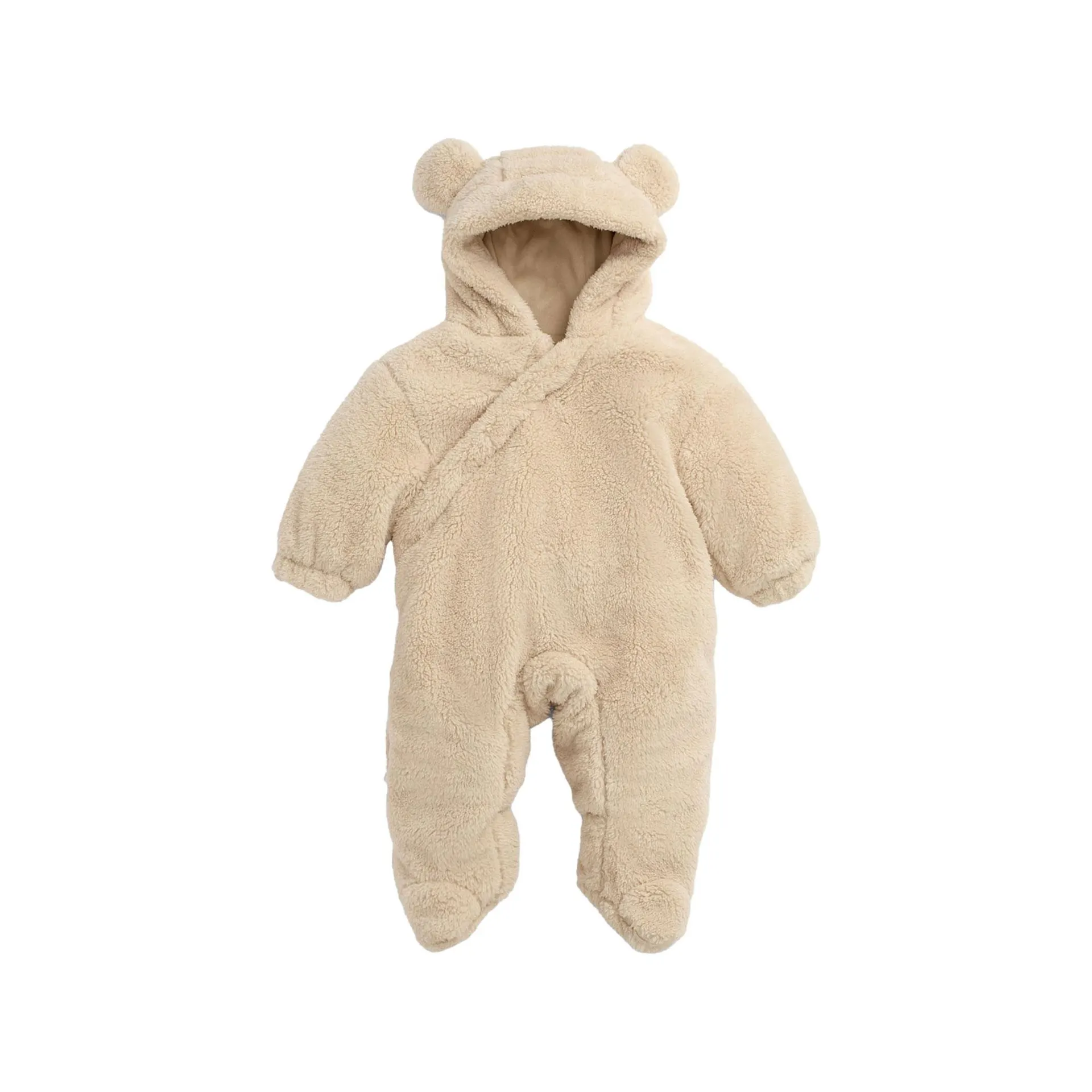 Bear Faux Fur Oversized Pramsuit