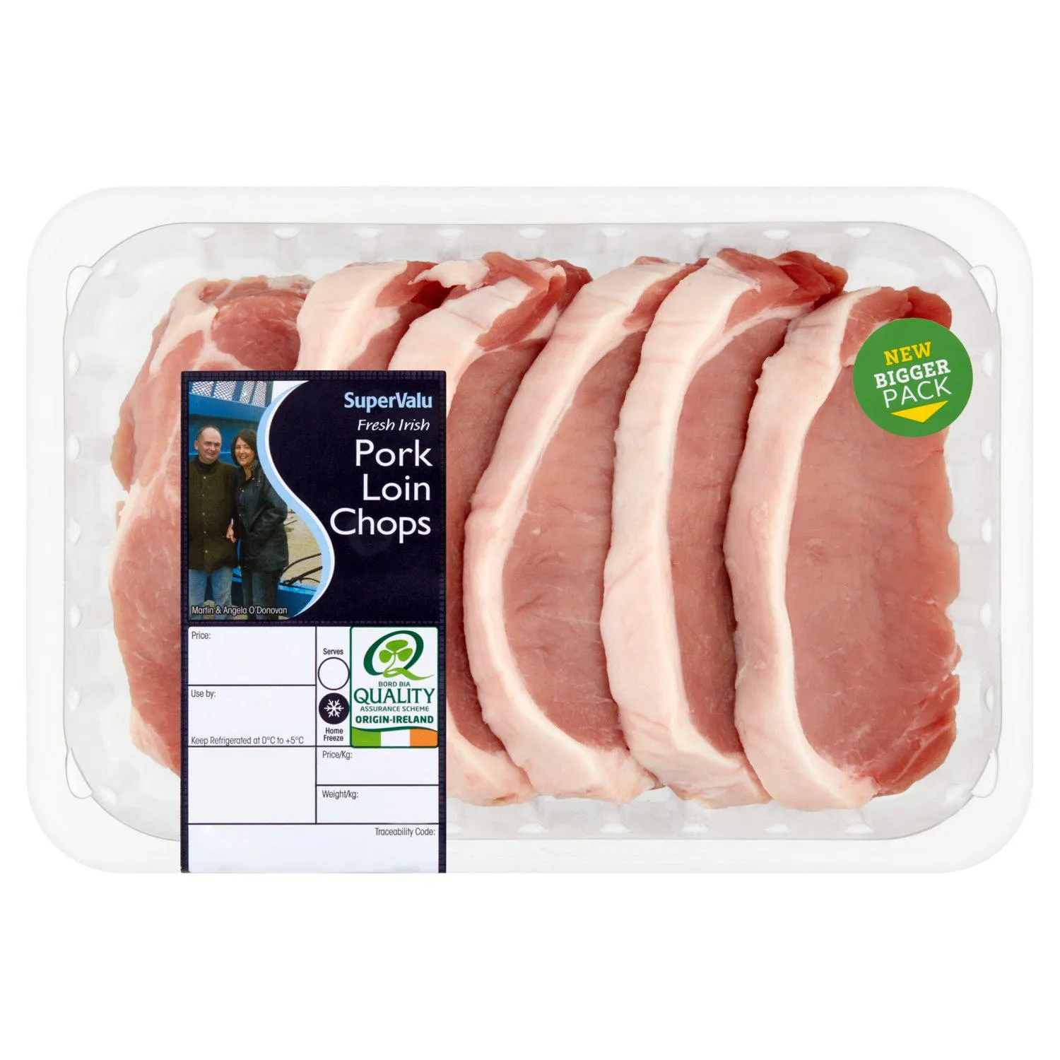 SuperValu Family Value Pork Chops (825 g)
