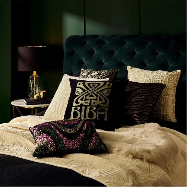 Biba Logo Jacquard Duvet and Pillowcase Set