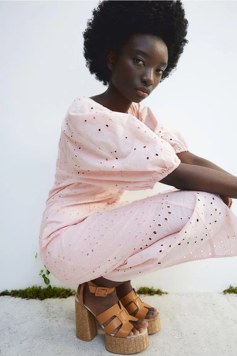 Broderie anglaise dress