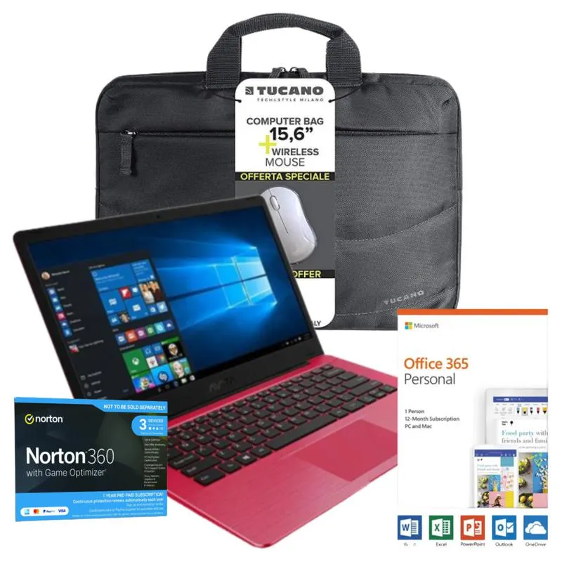 AVITA Pura 14" AMD Ryzen 5 4GB/256GB Laptop Bundle | LAPTOPBUN07