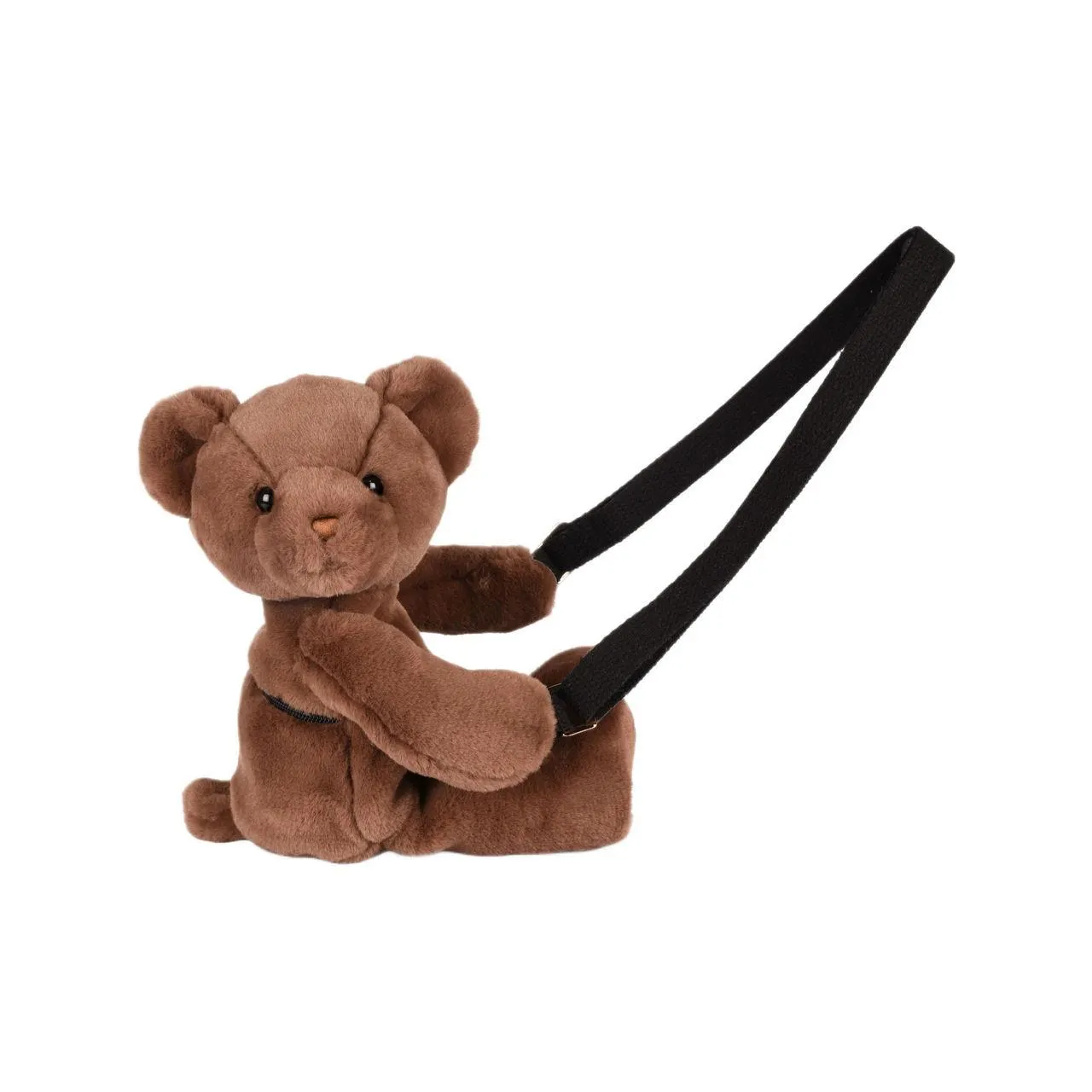 Doudou Plush Bear Bag Brown