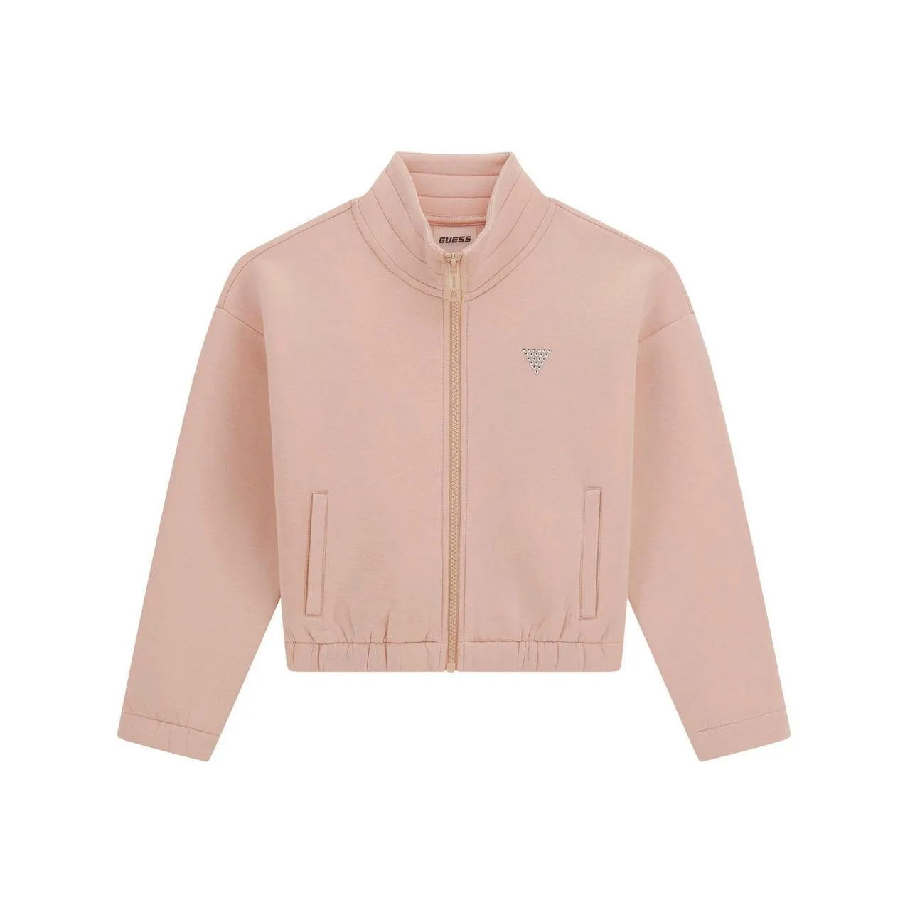 Active Embellished Logo Zip-Up Sweatshirt